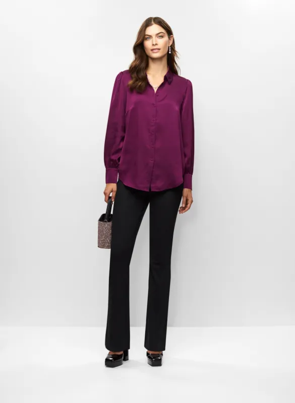 Satin Blouse & Flare Leg Pants sold by Melanie Lyne
