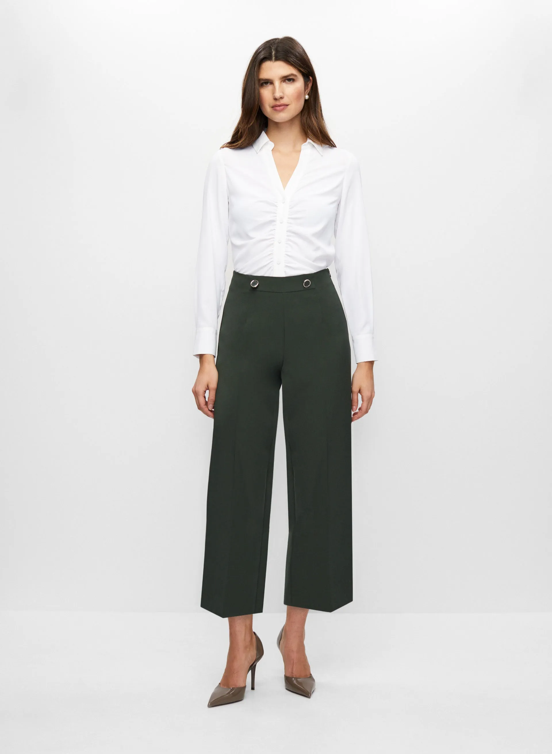 Wide Leg Culotte Pants sold by Melanie Lyne product image thumbnail 3