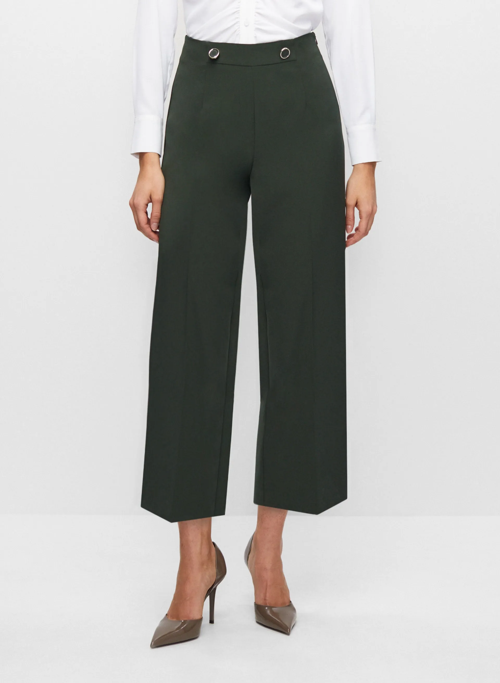 Wide Leg Culotte Pants sold by Melanie Lyne