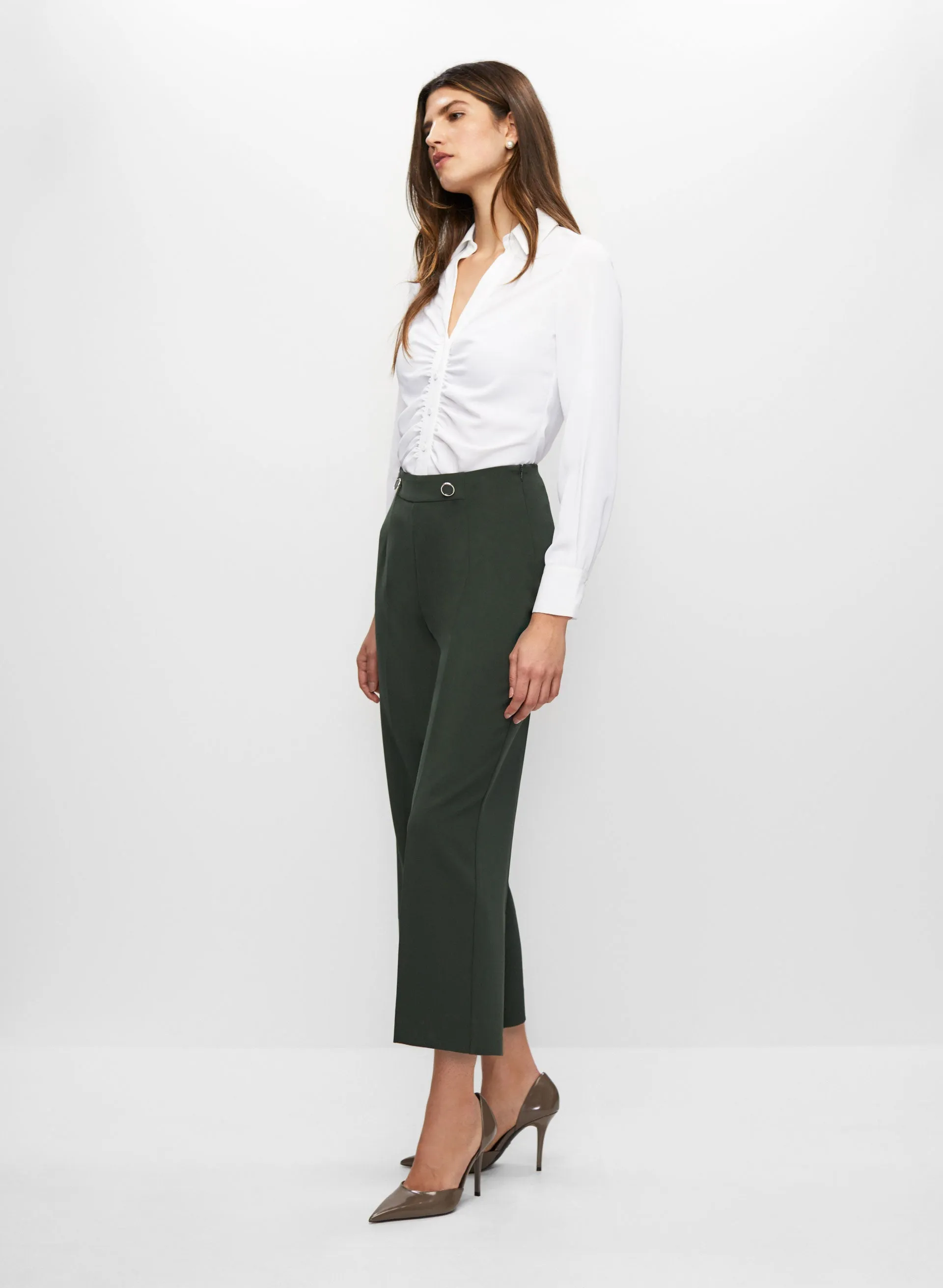 Wide Leg Culotte Pants sold by Melanie Lyne product image thumbnail 5