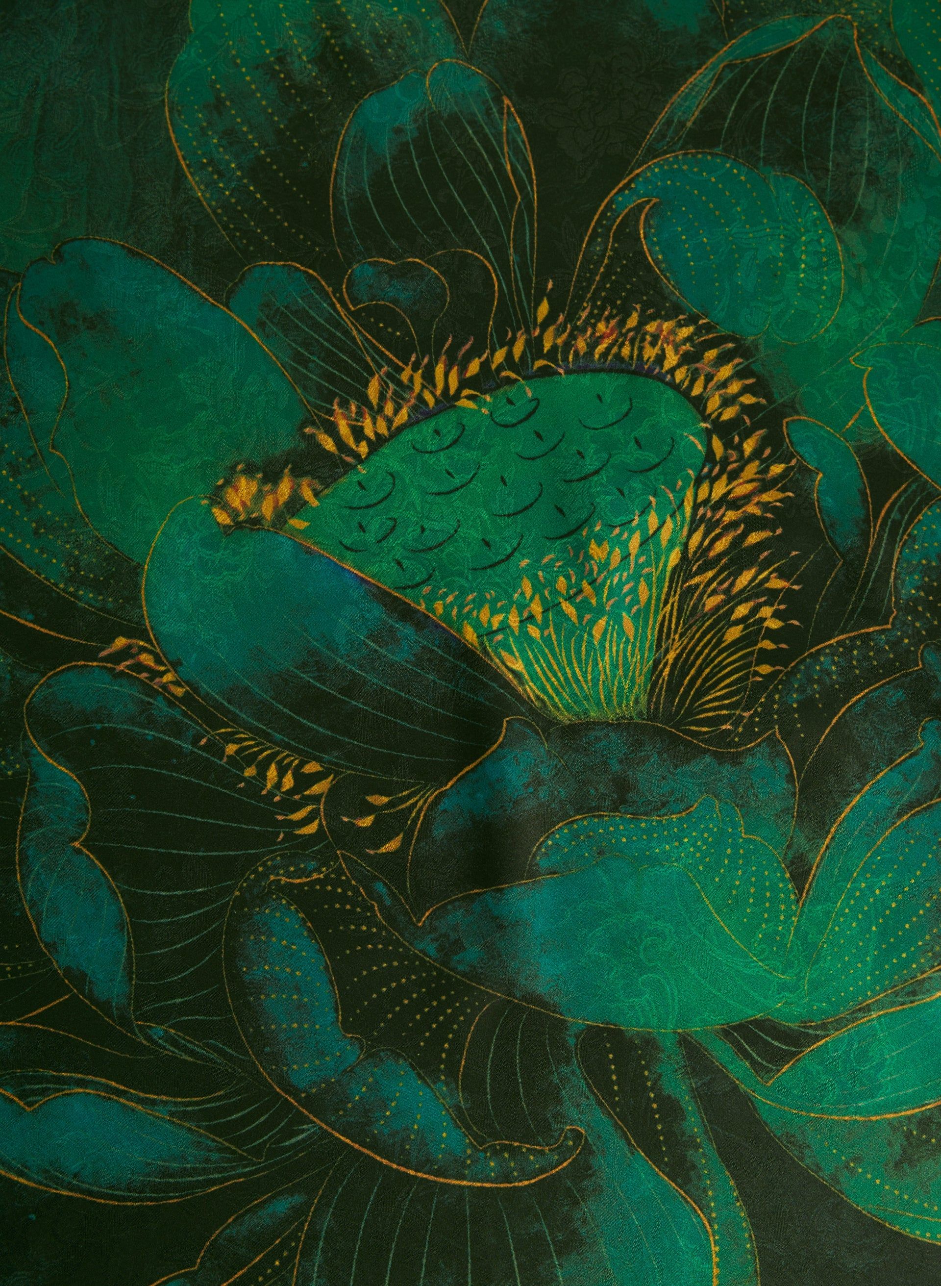 Floral Jacquard Reversible Scarf sold by Melanie Lyne product image thumbnail 3