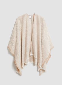 Herringbone Motif Fringed Shawl sold by Melanie Lyne