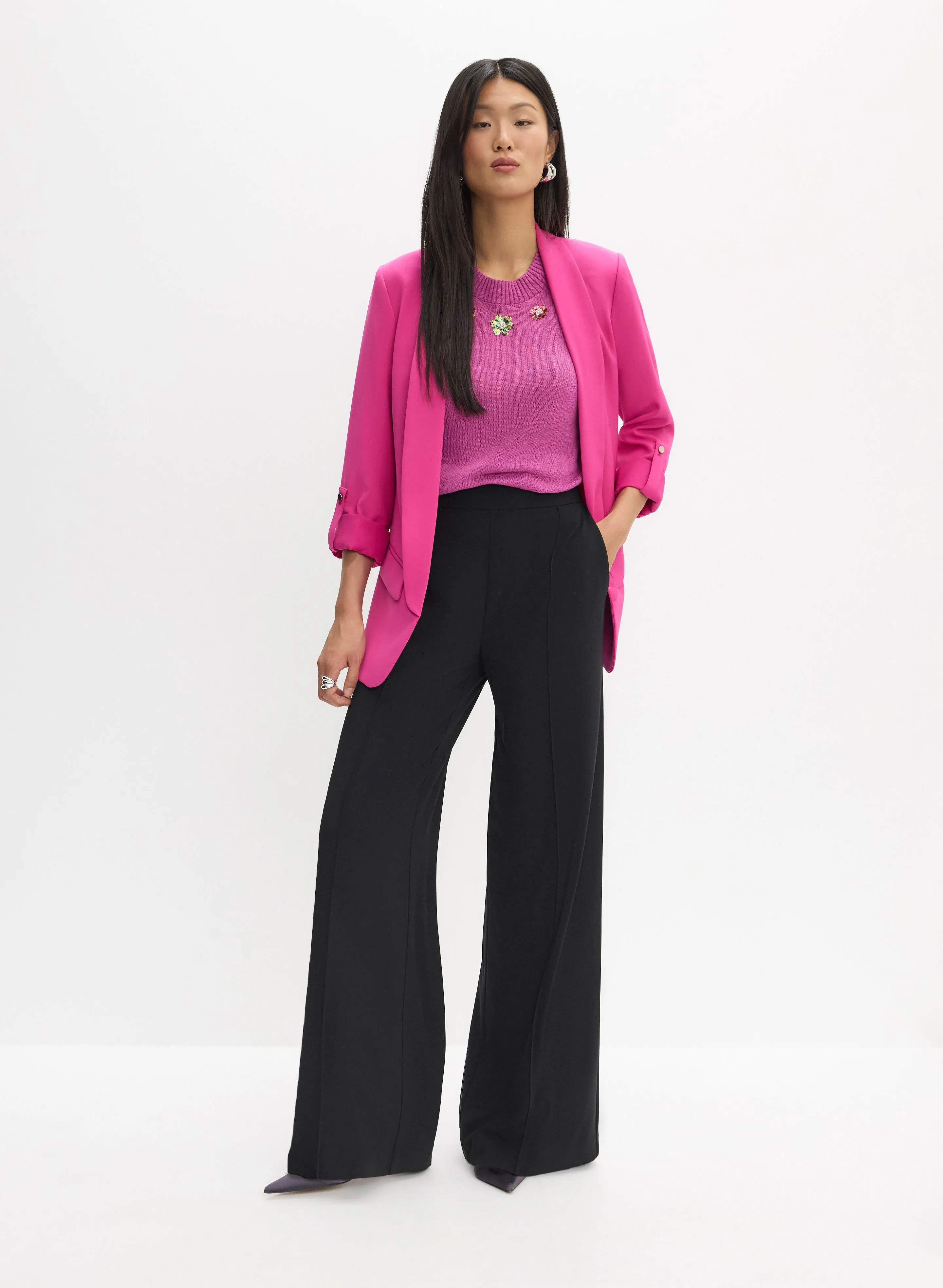 Shawl Collar Open Jacket sold by Melanie Lyne product image thumbnail 3