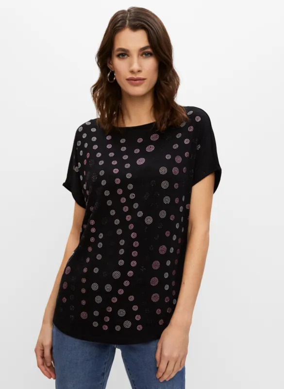 Rhinestone Detail Tee sold by Melanie Lyne