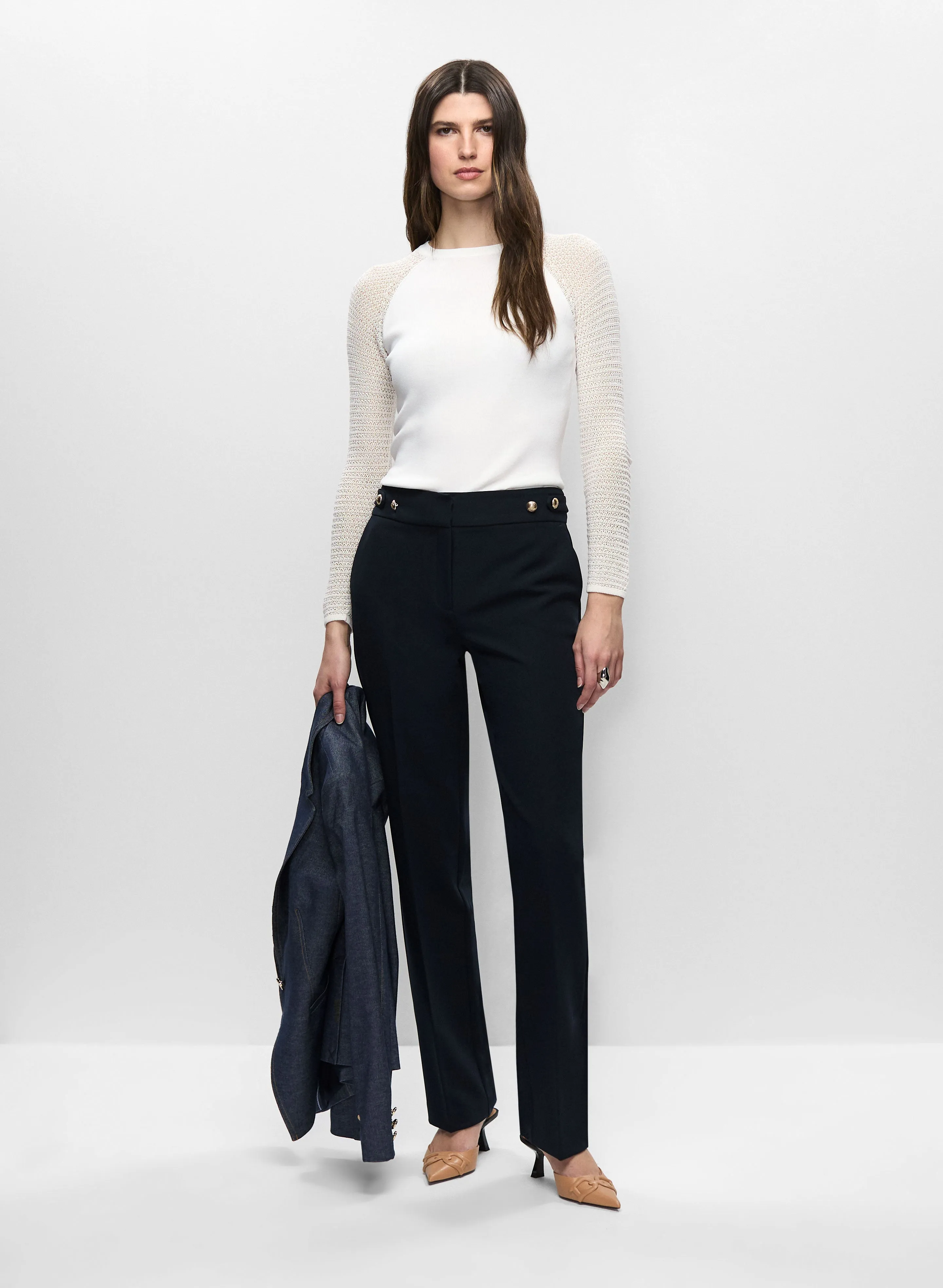 Open Stitch Sweater & Lauren Fit Pants sold by Melanie Lyne