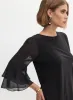 Chiffon Ruffle Sleeve Top sold by Melanie Lyne