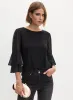 Chiffon Ruffle Sleeve Top sold by Melanie Lyne
