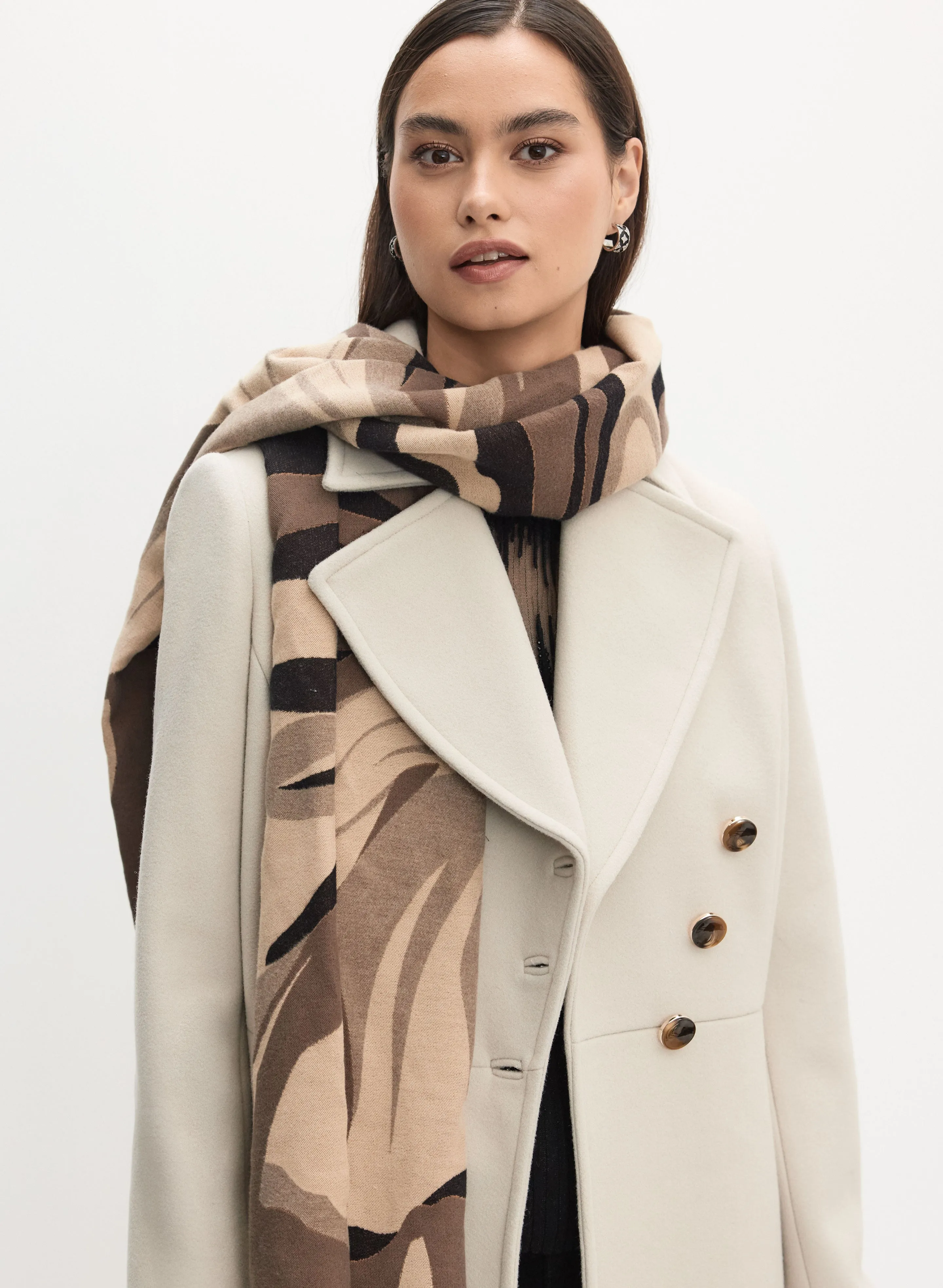 Abstract Print Oblong Scarf sold by Melanie Lyne product image thumbnail 3