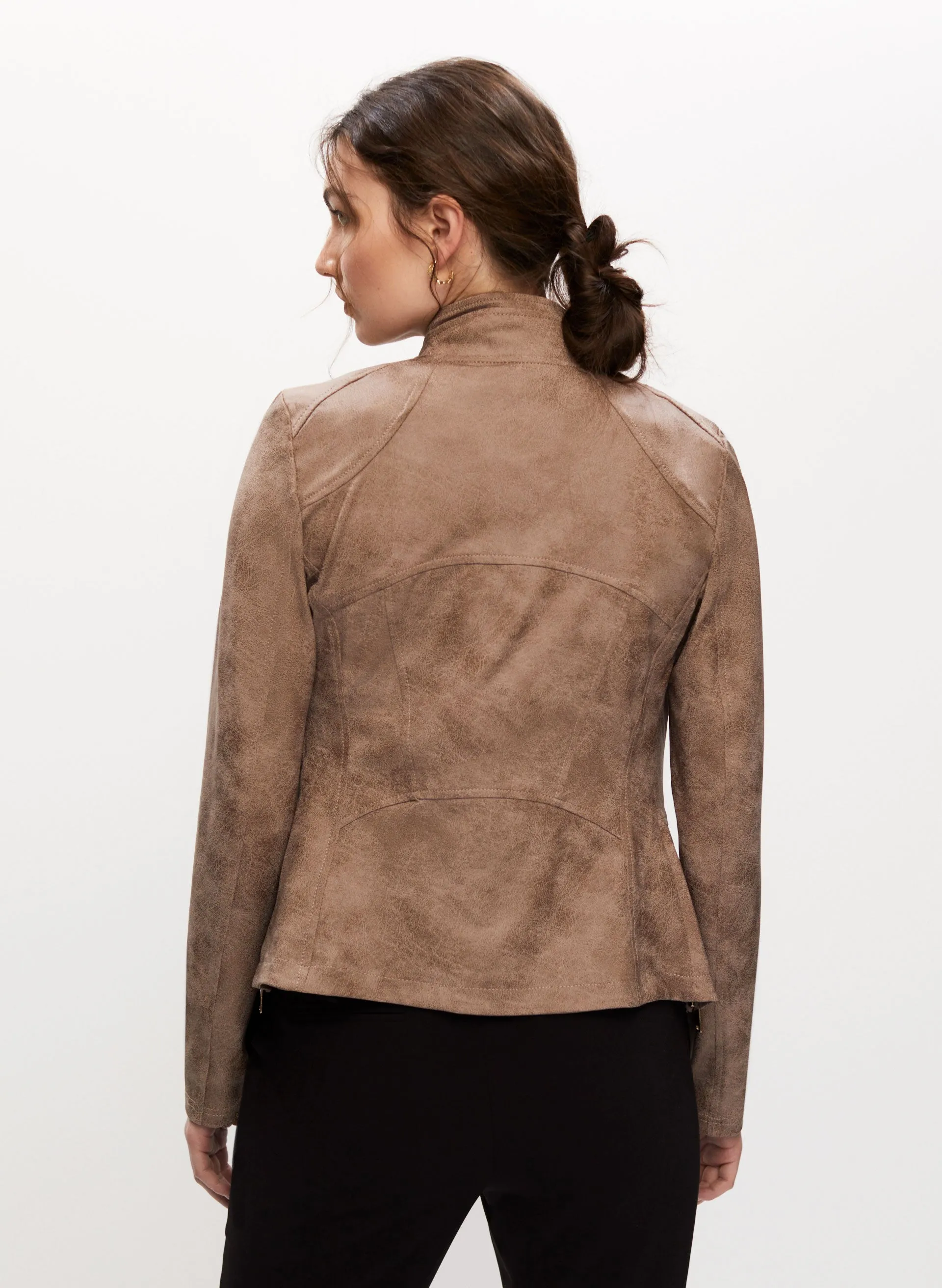 Joseph Ribkoff - Faux Suede Jacket sold by Melanie Lyne product image thumbnail 3