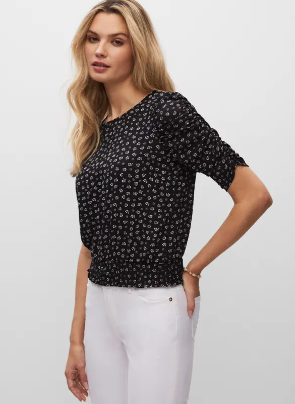 Ruched Floral Print Blouse sold by Melanie Lyne