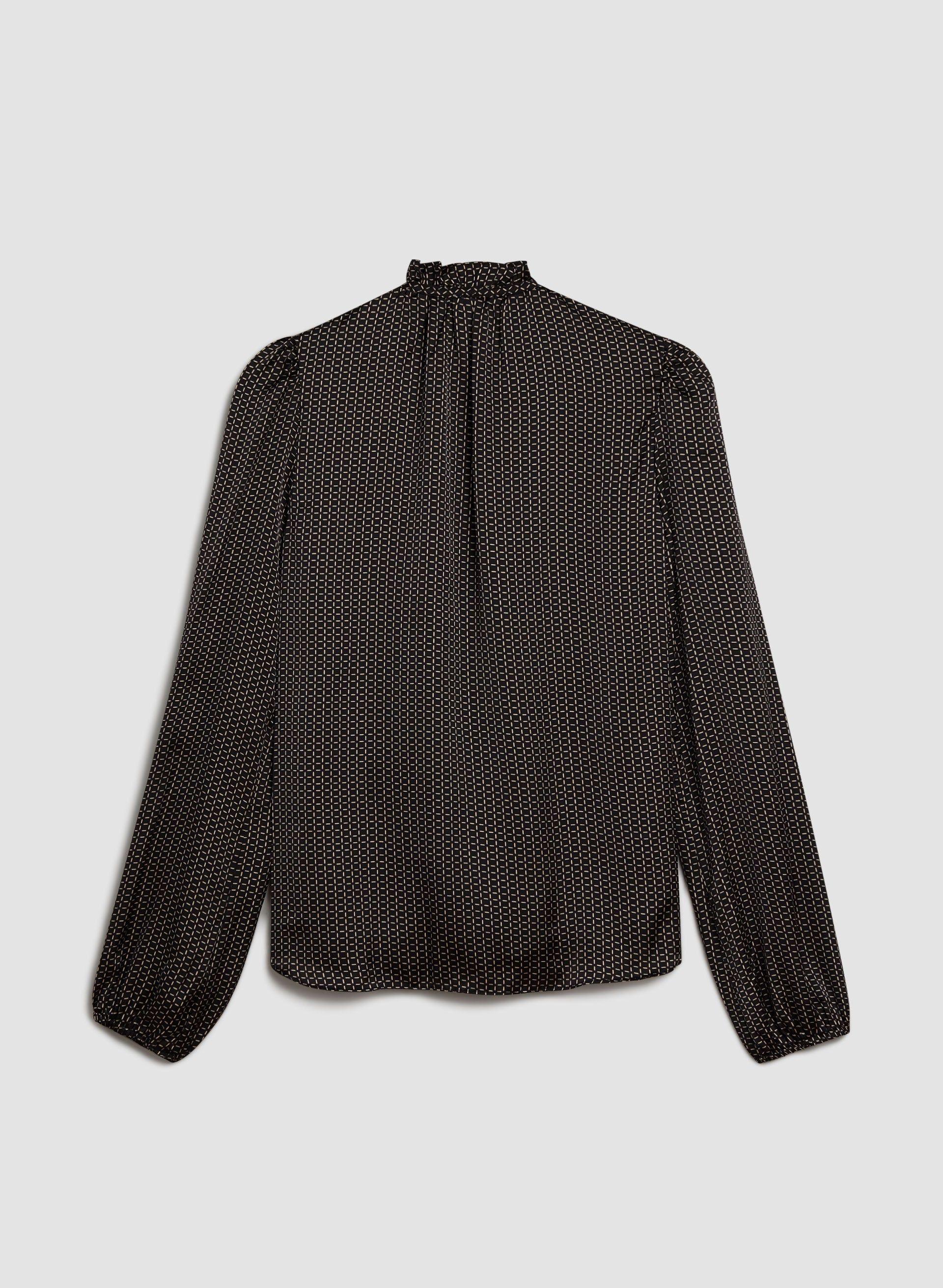 Geometric Print Satin Blouse sold by Melanie Lyne product image thumbnail 5