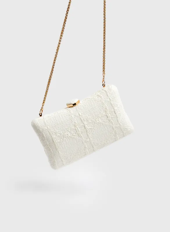 Textured Rectangle Clutch sold by Melanie Lyne
