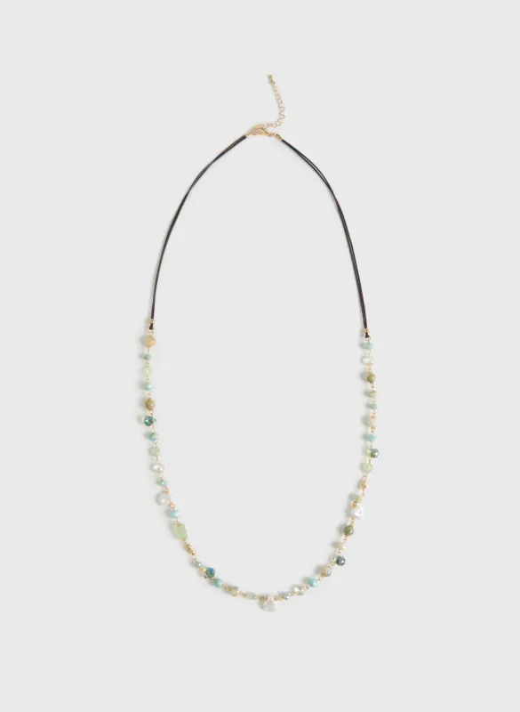 Multi-Beaded Rope Necklace sold by Melanie Lyne