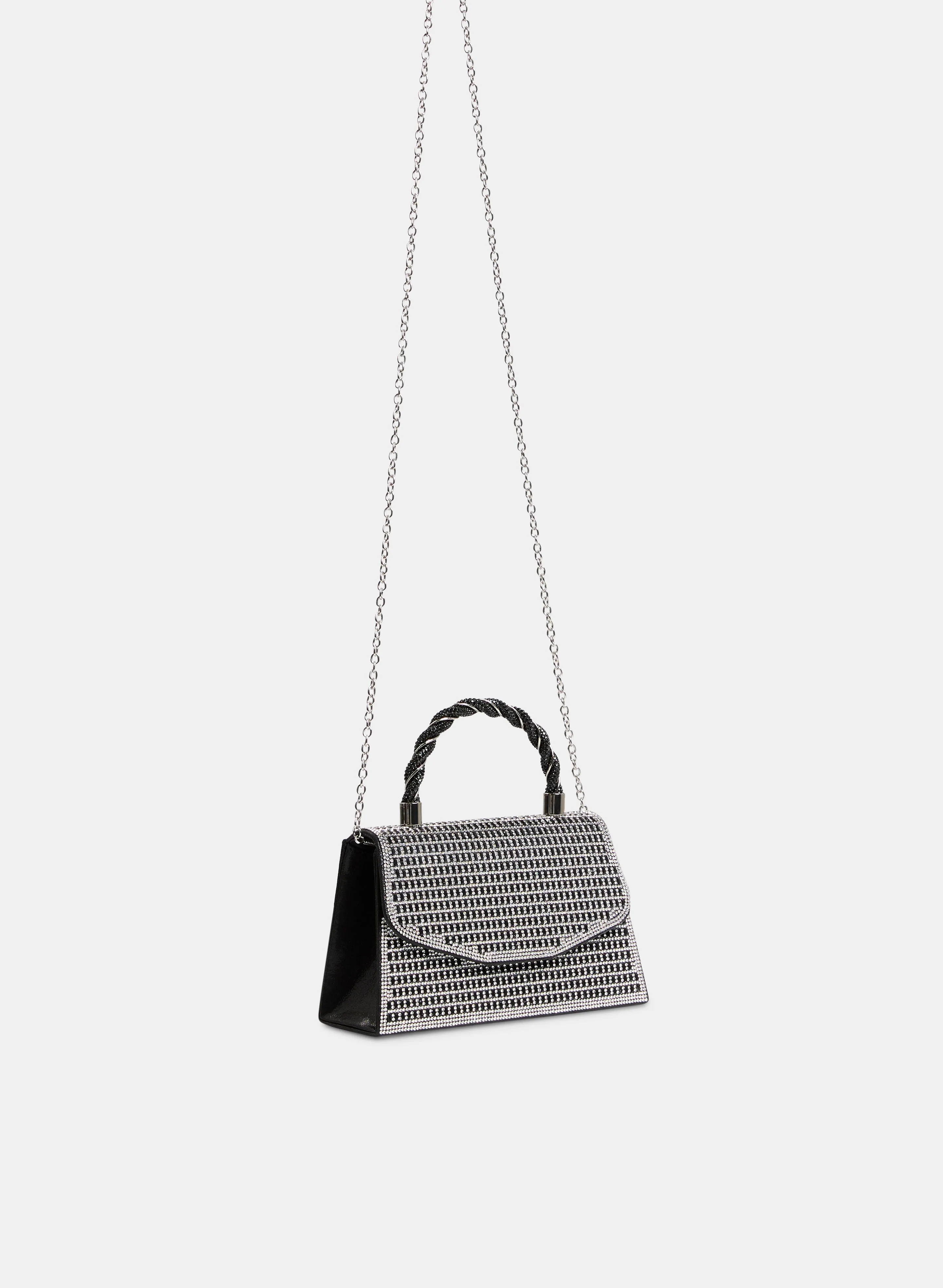 Braided Handle Crystal Clutch sold by Melanie Lyne product image thumbnail 5