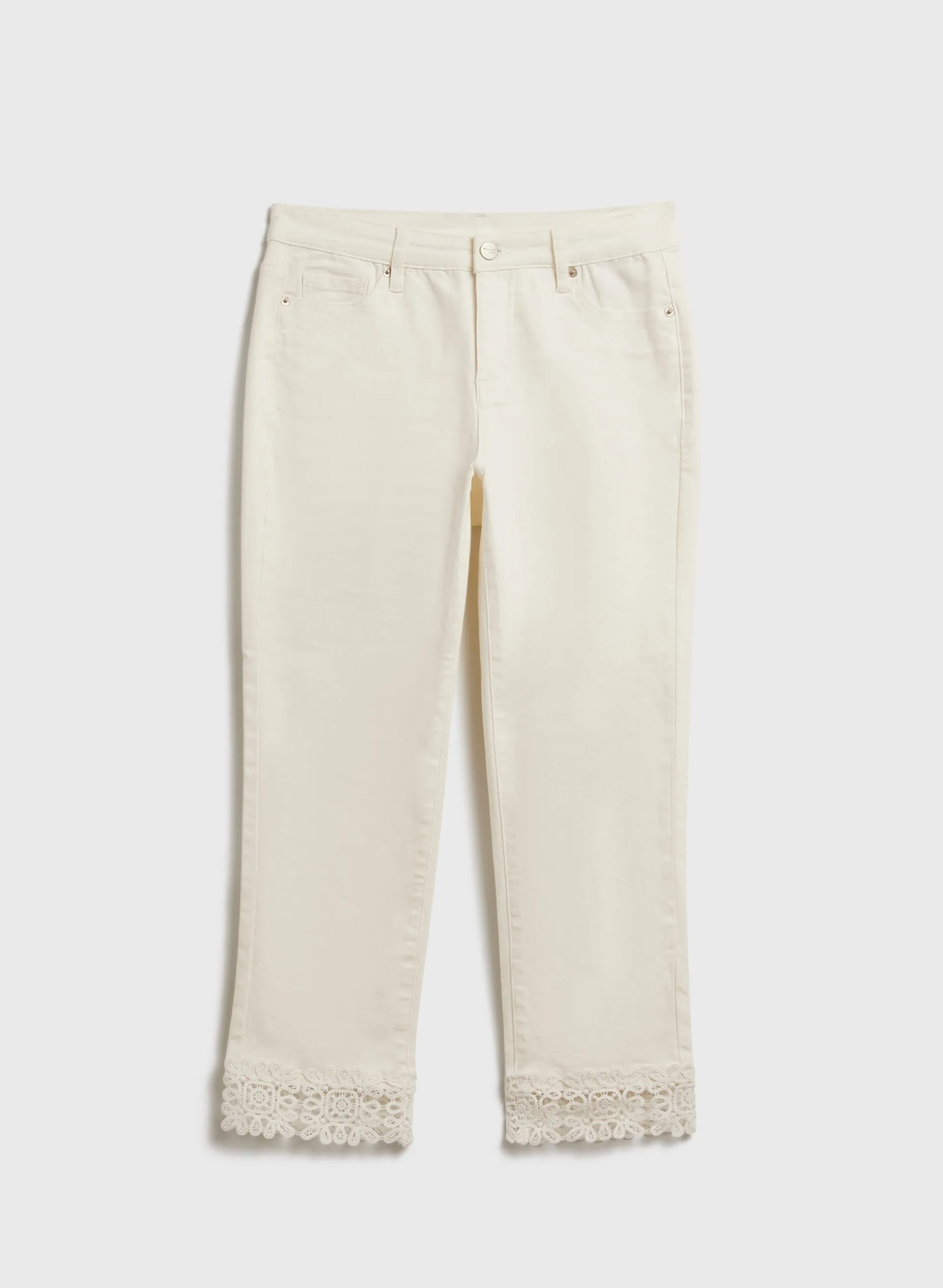 Lace Hem Denim Capris sold by Melanie Lyne product image thumbnail 4