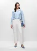 Crinkle Effect Blouse & High-Rise Straight Leg Pants sold by Melanie Lyne