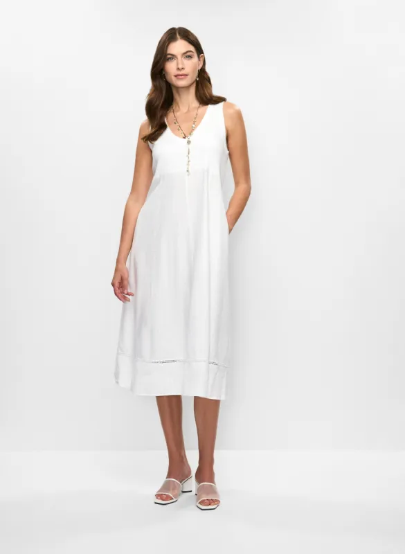 Sleeveless Linen-Blend Dress sold by Melanie Lyne