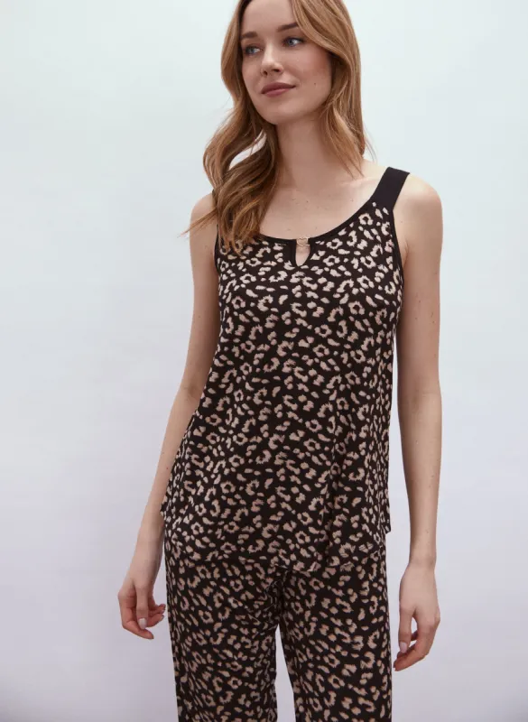 Leopard Print Pyjama Set sold by Melanie Lyne