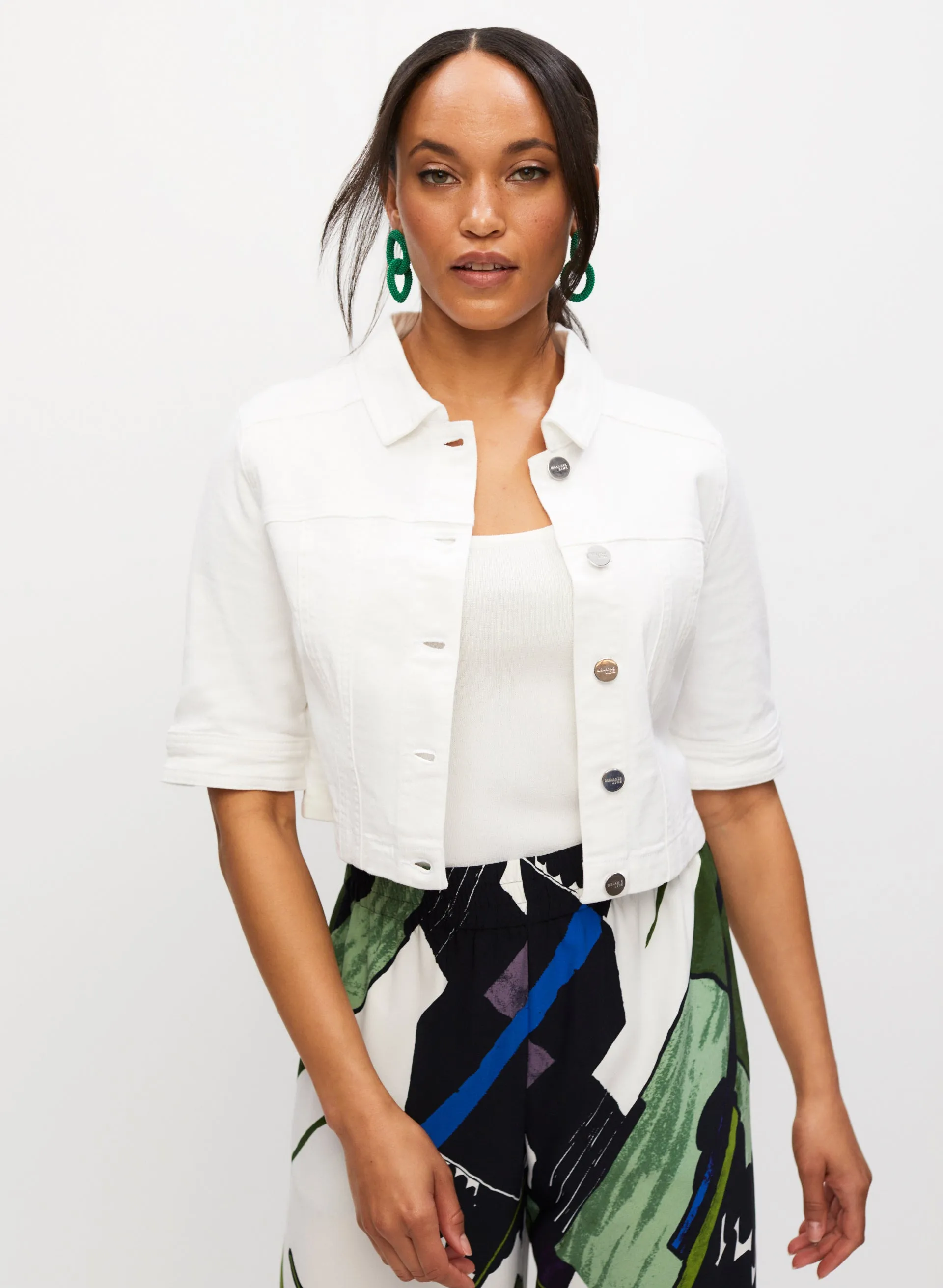 Cropped Denim Jacket sold by Melanie Lyne