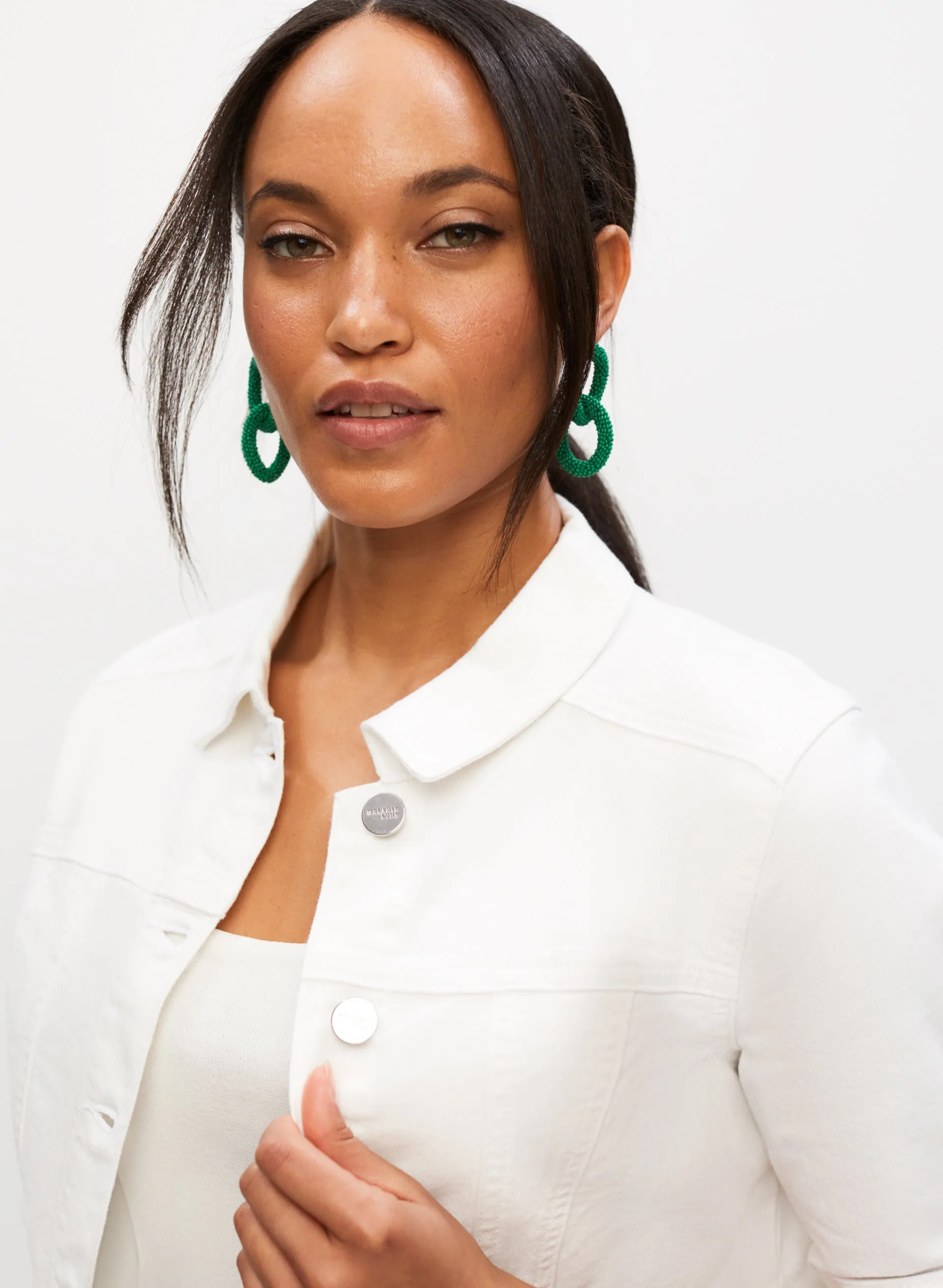 Cropped Denim Jacket sold by Melanie Lyne product image thumbnail 3