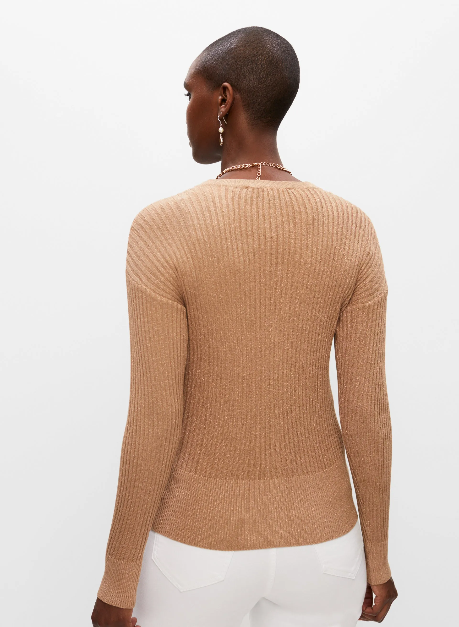 Rib Knit Cardigan sold by Melanie Lyne product image thumbnail 4