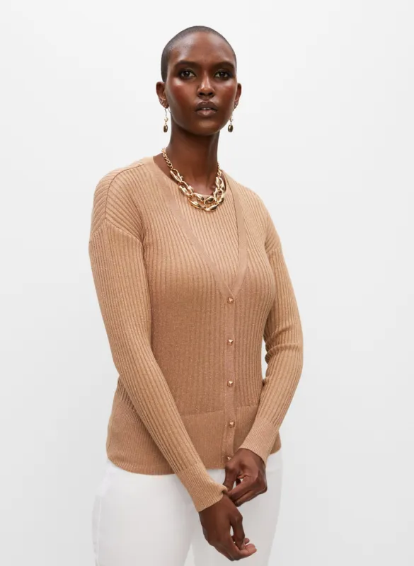 Rib Knit Cardigan sold by Melanie Lyne