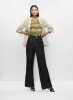 Ruched Sleeve Blazer & Wide Leg Jeans sold by Melanie Lyne