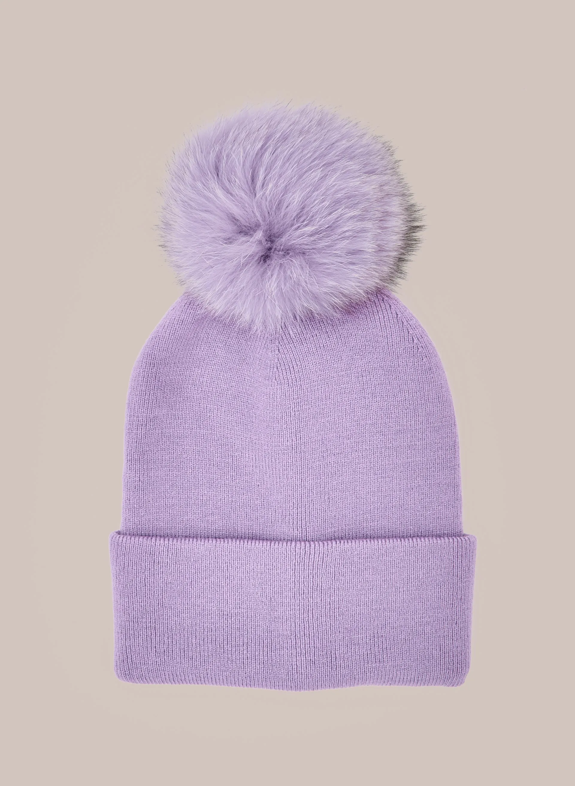 Large Pompom Ribbed Hat sold by Melanie Lyne
