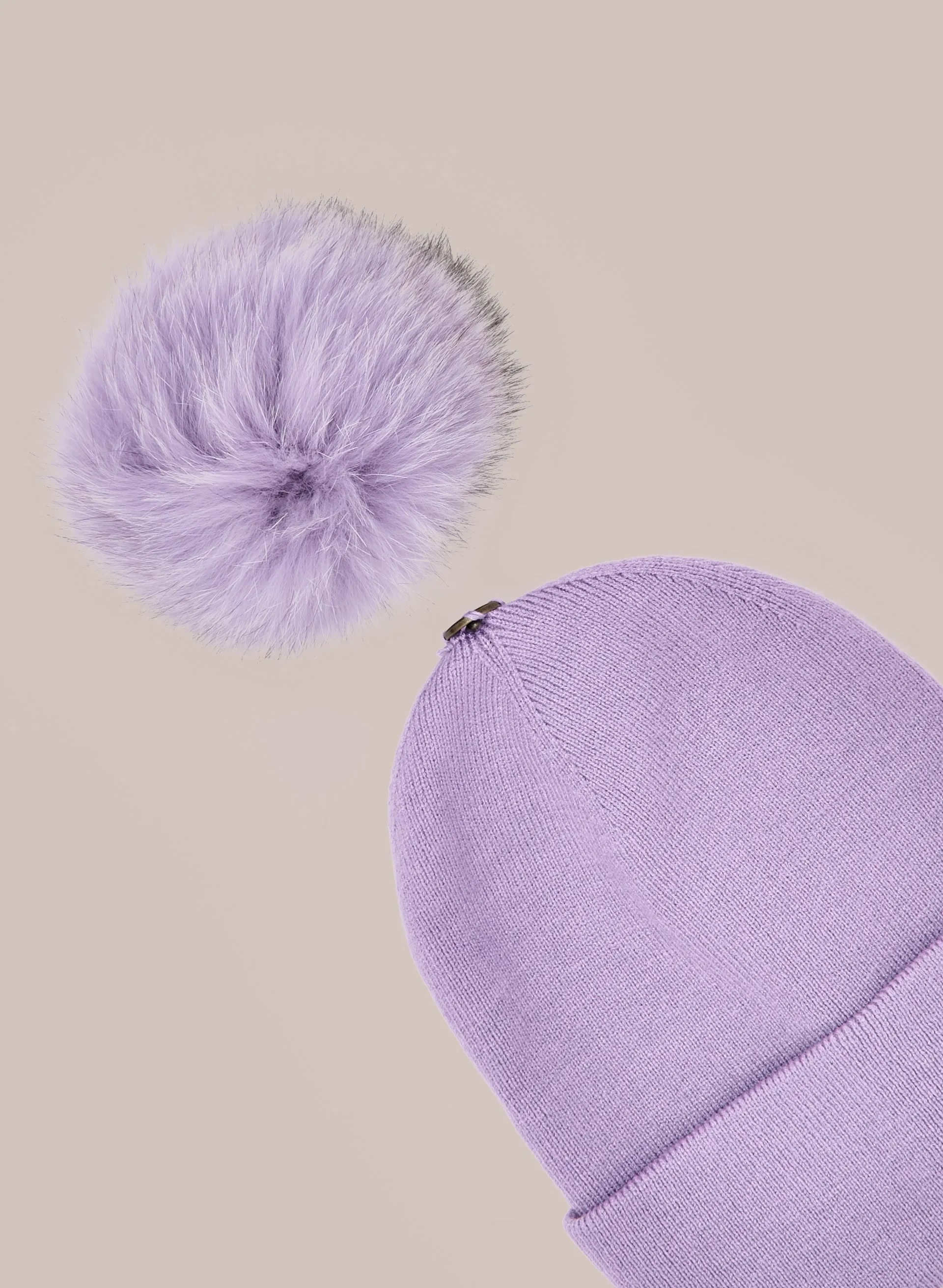 Large Pompom Ribbed Hat sold by Melanie Lyne product image thumbnail 2