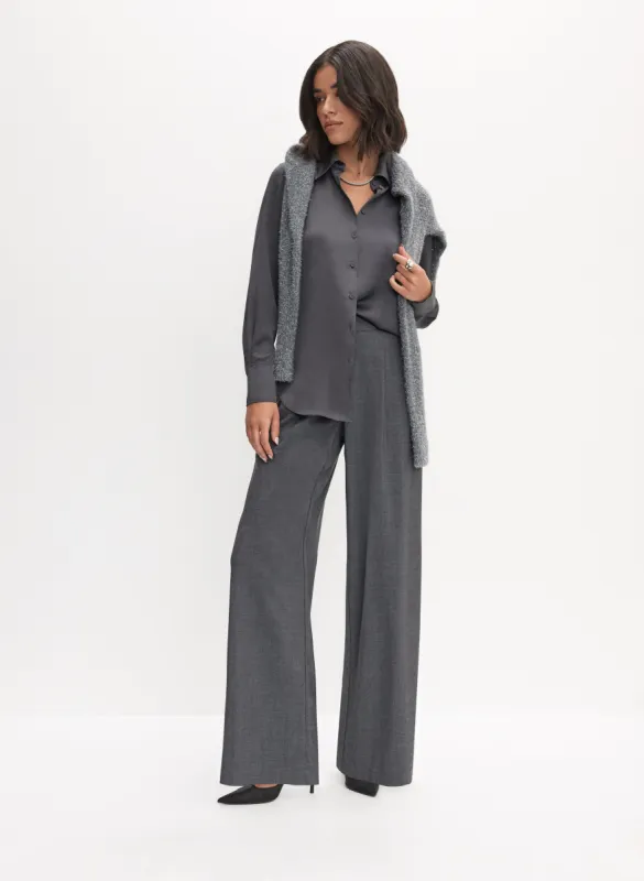 Metallic Detail Sweater & Wide Leg Pants sold by Melanie Lyne