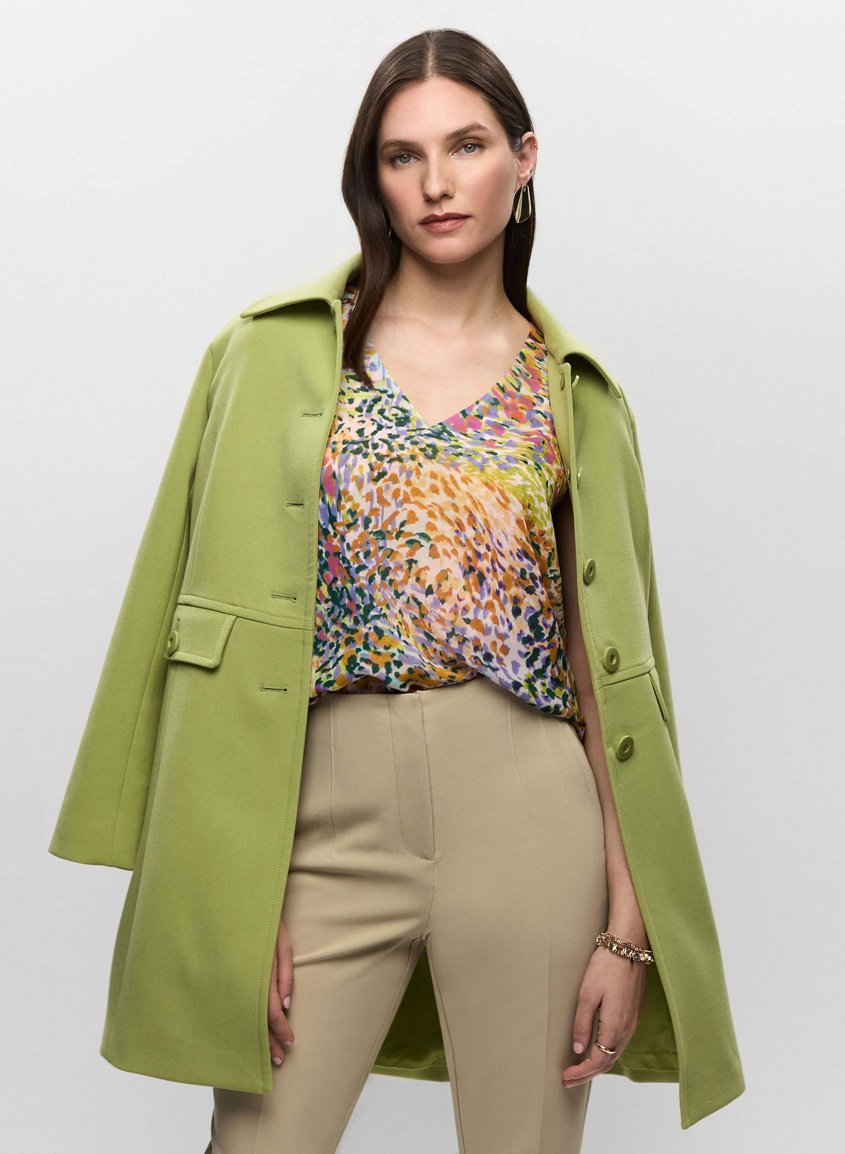 Abstract Print Sleeveless Blouse sold by Melanie Lyne product image thumbnail 5