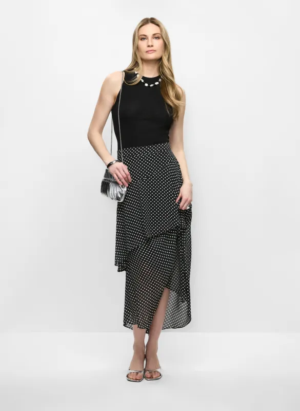 Knit Cami & Polka Dot Maxi Skirt sold by Melanie Lyne