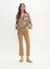 Leaf Print Chiffon Blouse & Straight Leg Jeans sold by Melanie Lyne