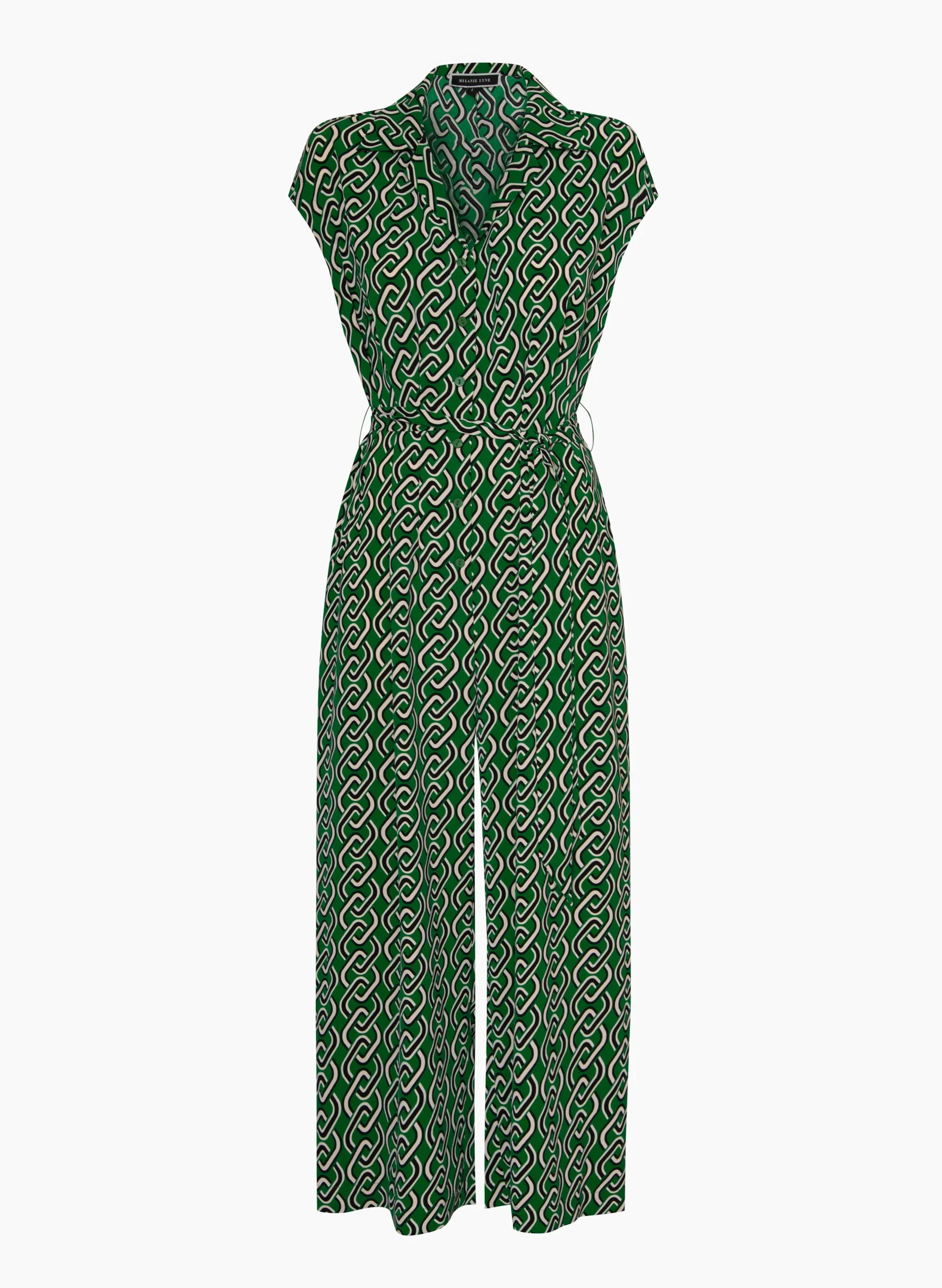 Geometric Print Wide Leg Jumpsuit sold by Melanie Lyne product image thumbnail 5