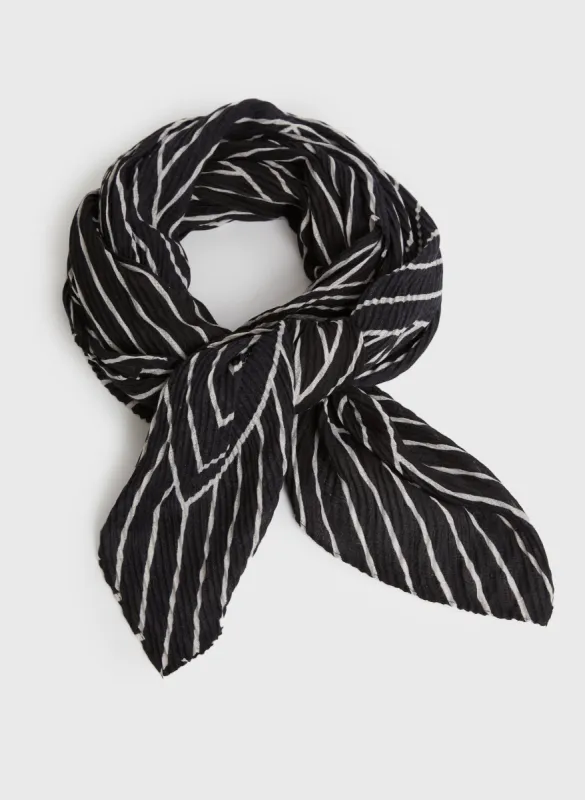 Geometric Striped Scarf sold by Melanie Lyne