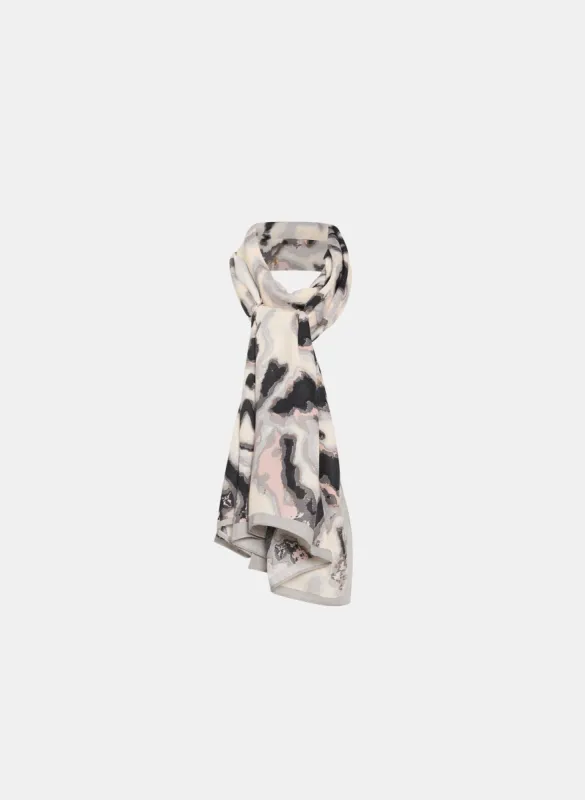 Abstract Print Jacquard Scarf sold by Melanie Lyne