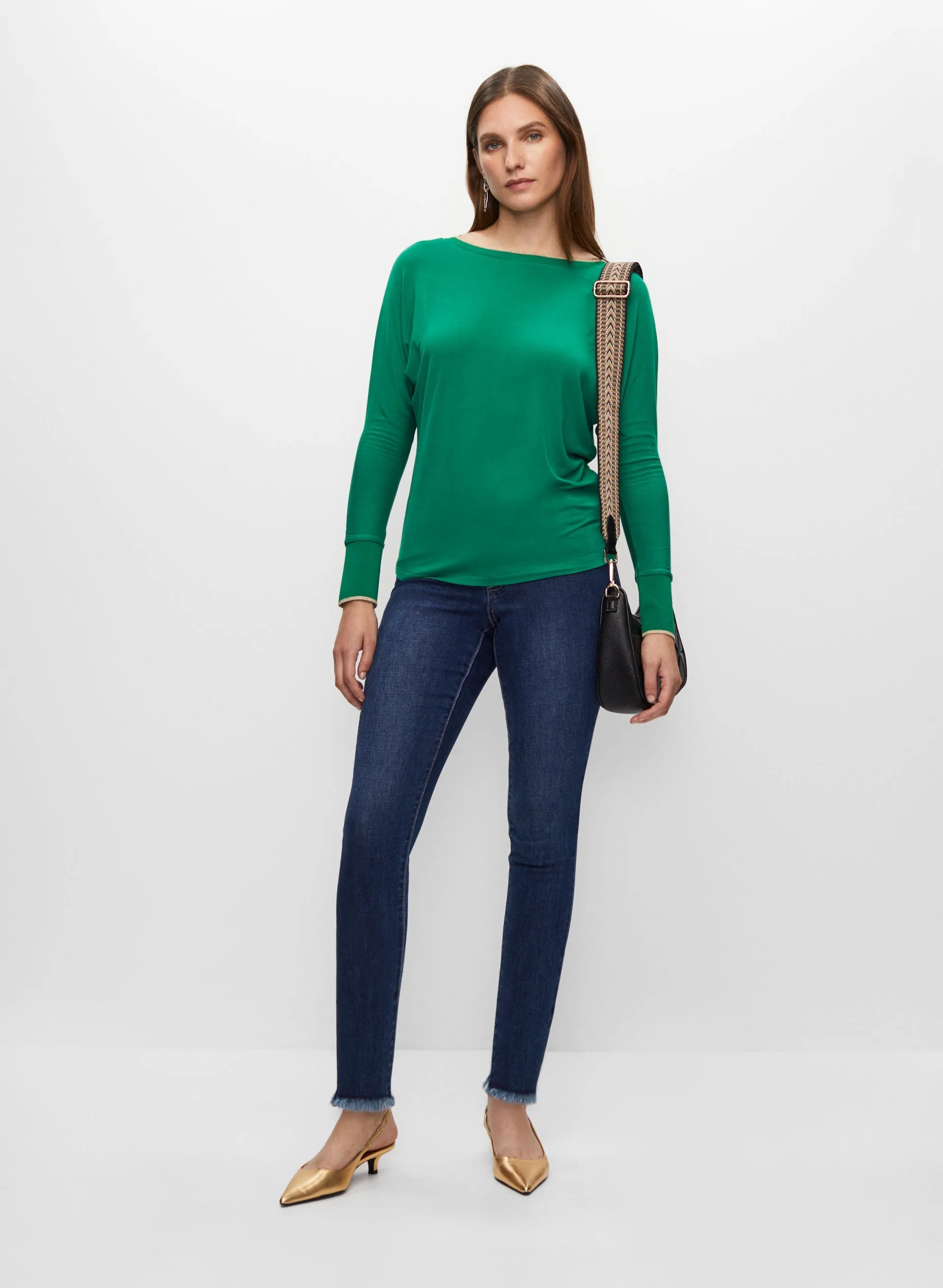 Essential Glitter Trim Top sold by Melanie Lyne product image thumbnail 4