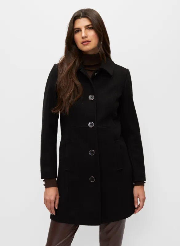 Stretch Wool Blend Coat sold by Melanie Lyne