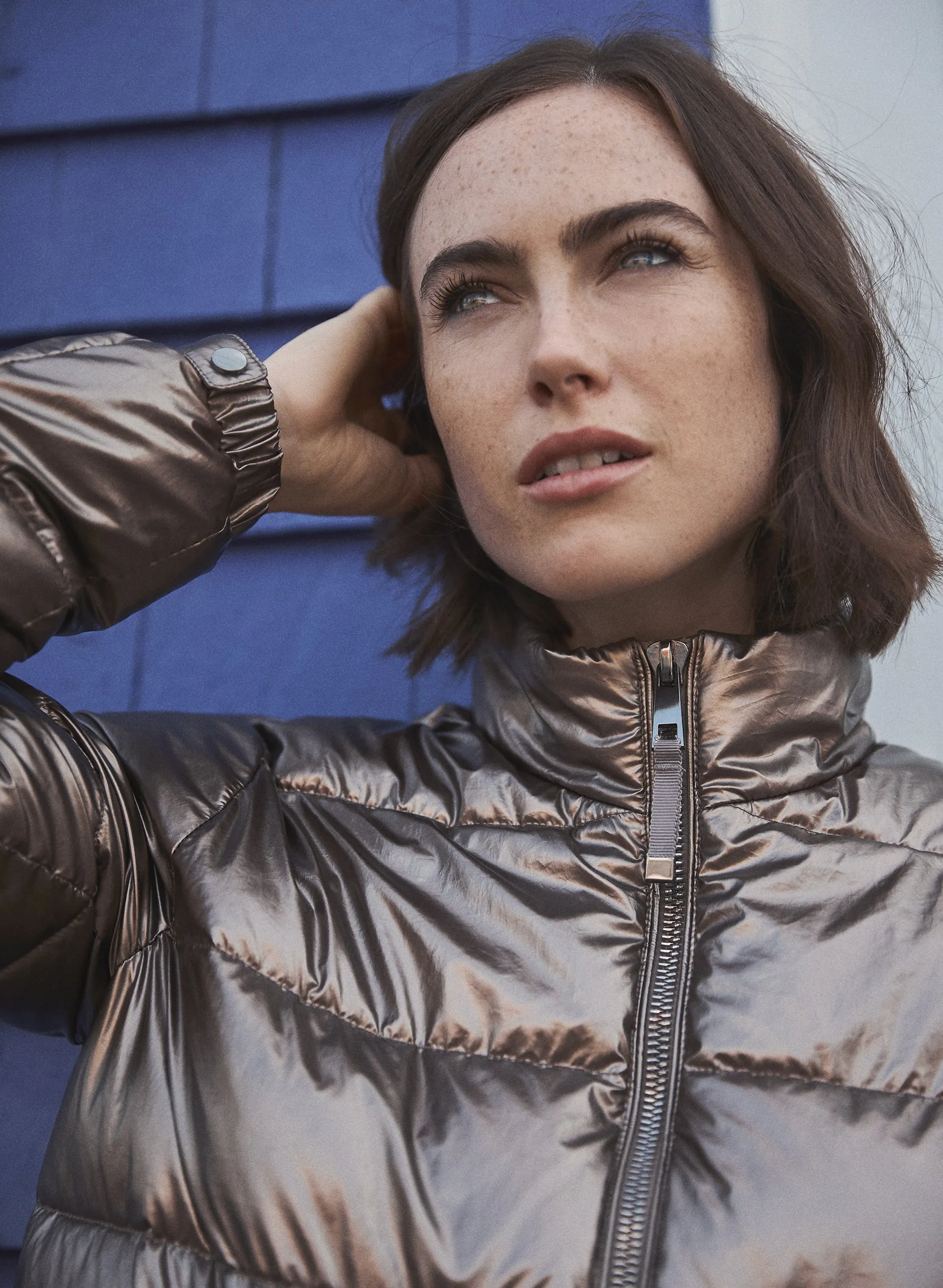 Metallic Puffer Coat sold by Melanie Lyne product image thumbnail 4