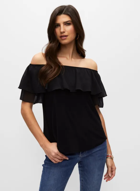 Off The Shoulder Ruffle Top sold by Melanie Lyne
