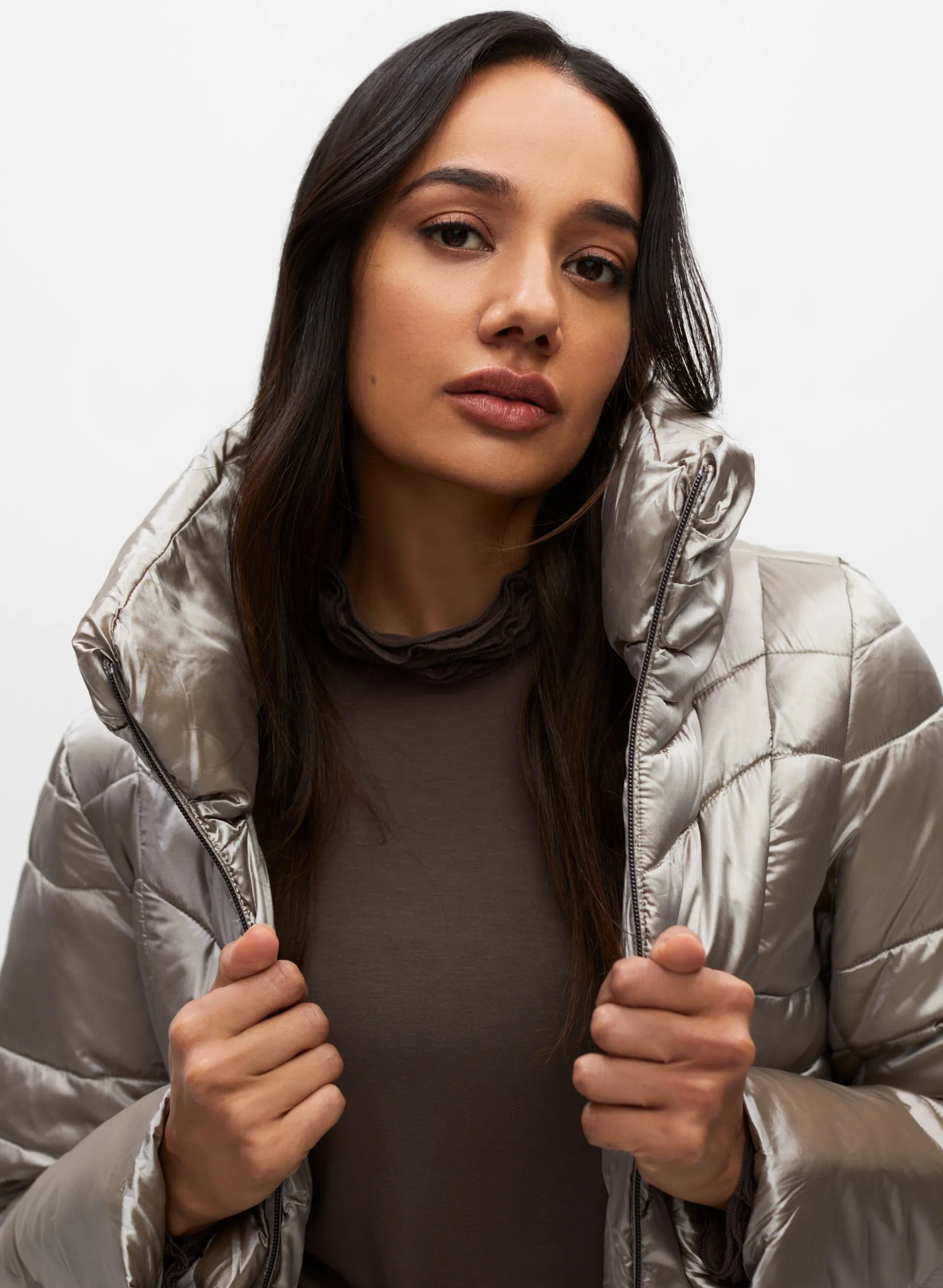 Stand-Up Collar Puffer Coat sold by Melanie Lyne