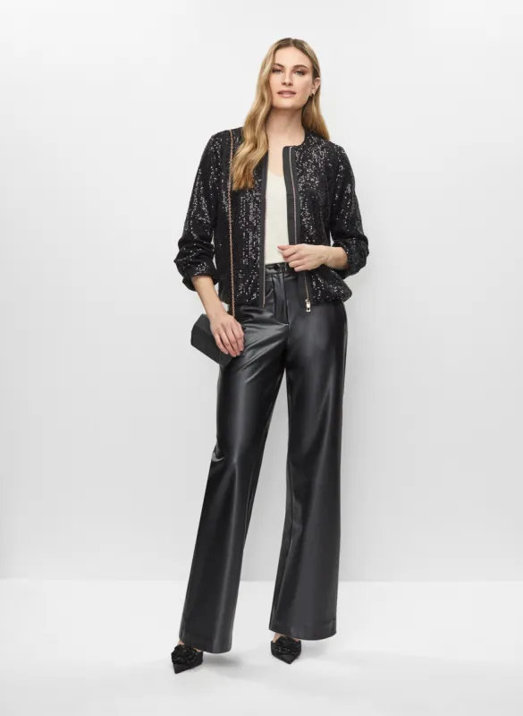 Bomber Jacket & Vegan Leather Pants sold by Melanie Lyne