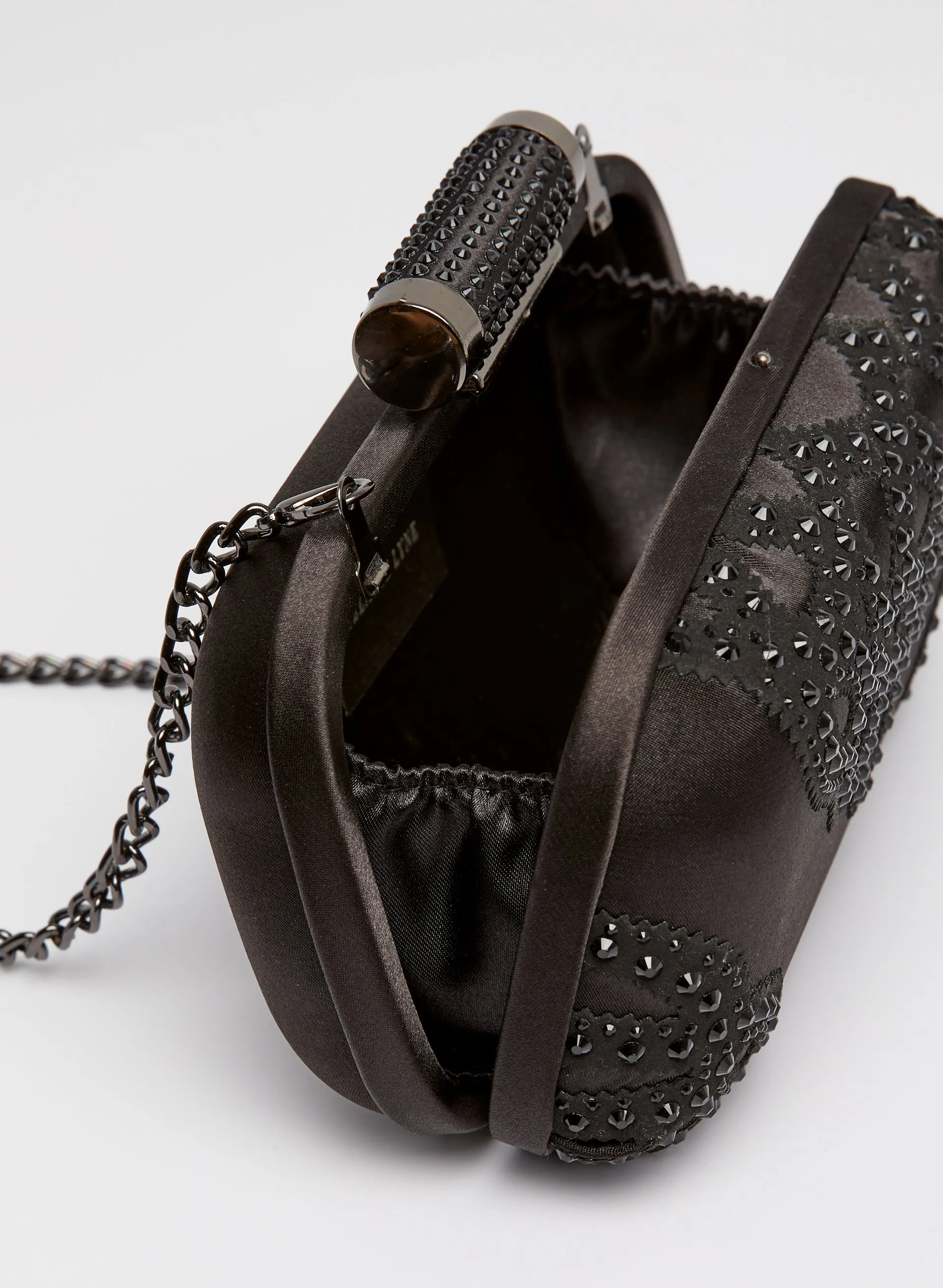 Oval Rhinestone Appliqué Clutch sold by Melanie Lyne product image thumbnail 3