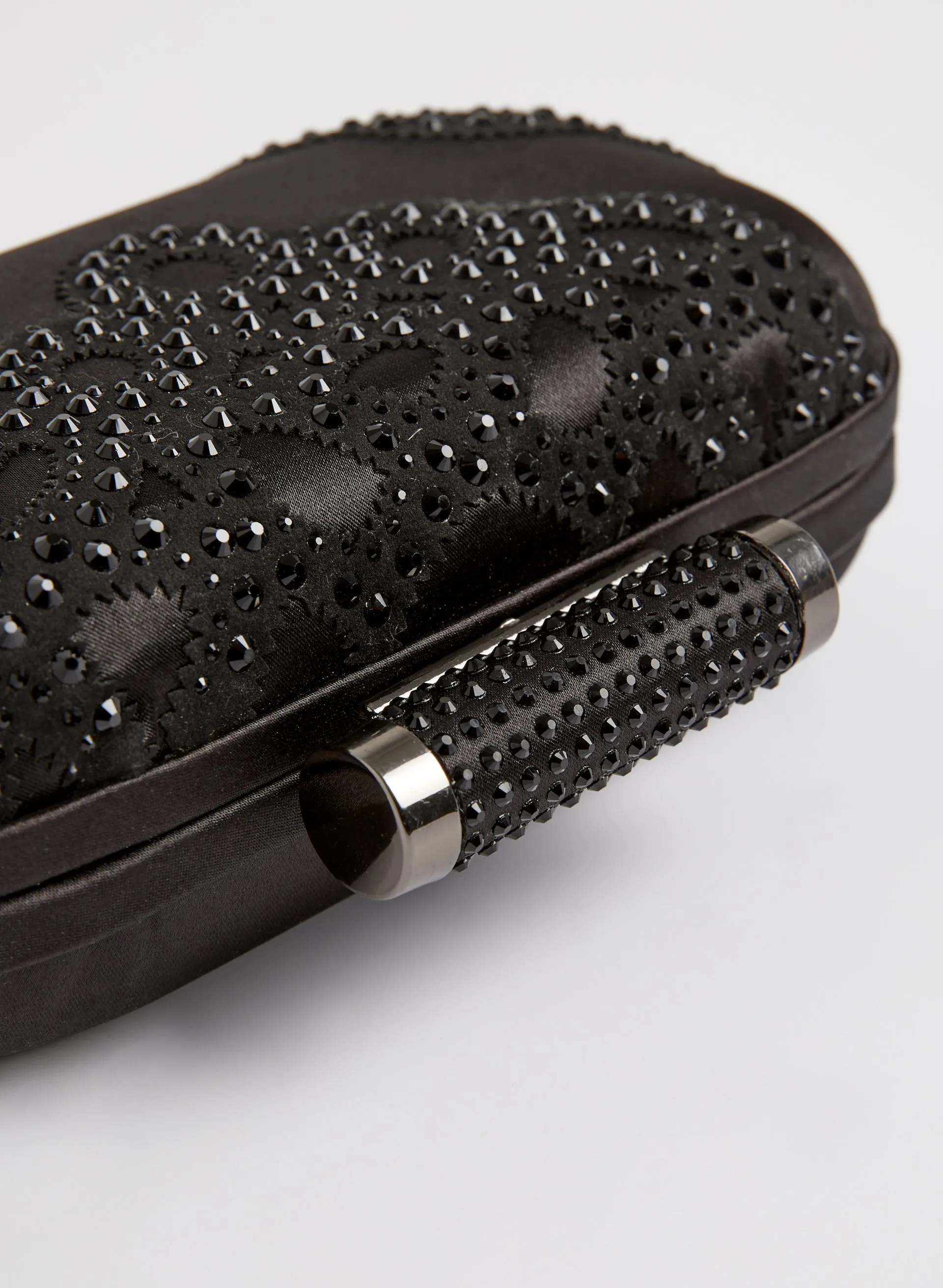 Oval Rhinestone Appliqué Clutch sold by Melanie Lyne product image thumbnail 4