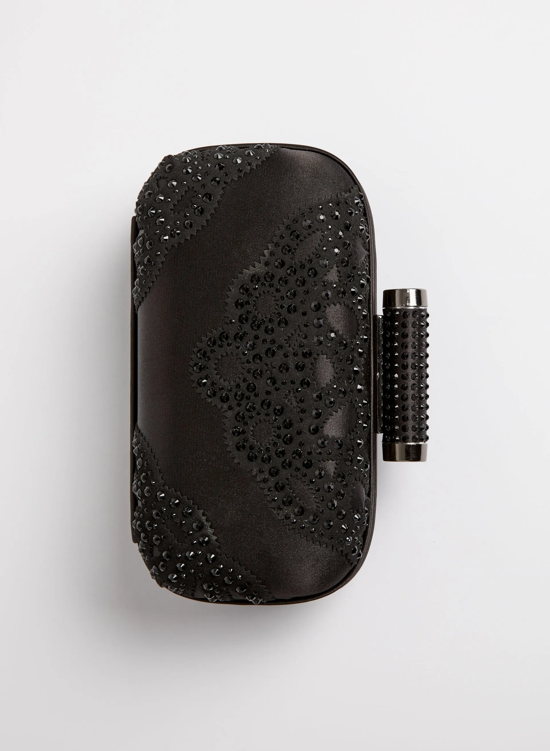 Oval Rhinestone Appliqué Clutch sold by Melanie Lyne