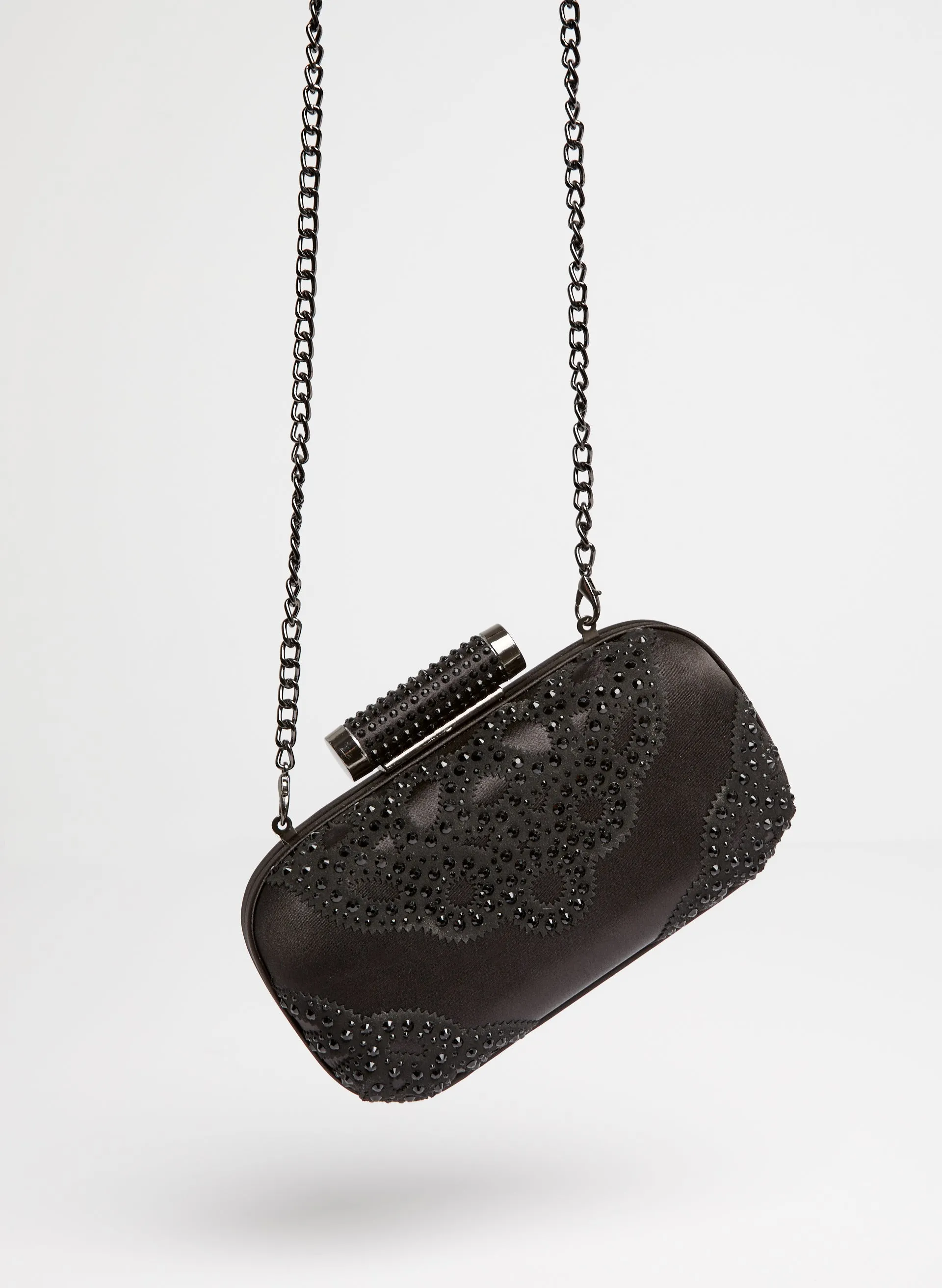 Oval Rhinestone Appliqué Clutch sold by Melanie Lyne product image thumbnail 2