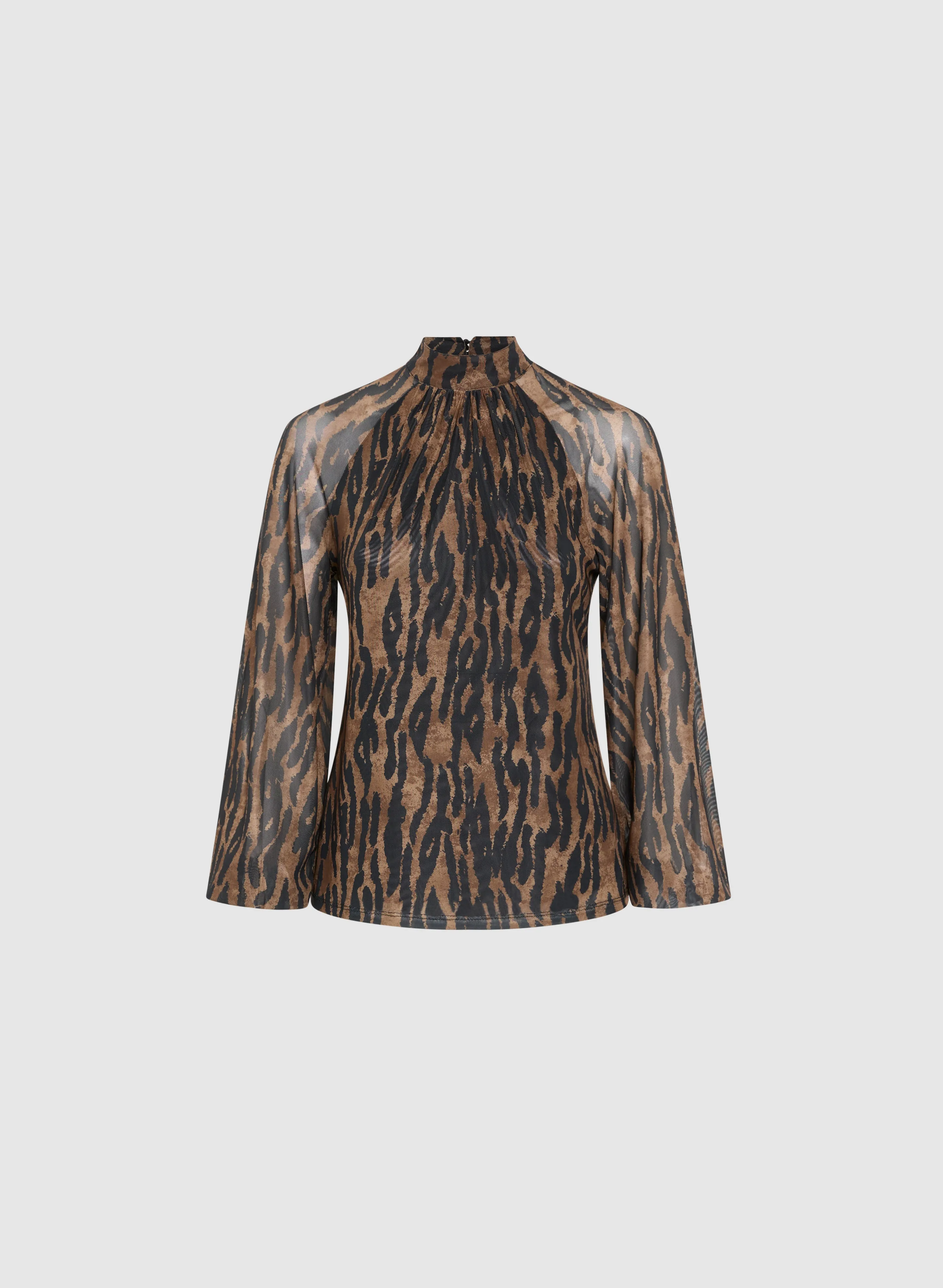 Animal Print Mesh Top sold by Melanie Lyne product image thumbnail 5