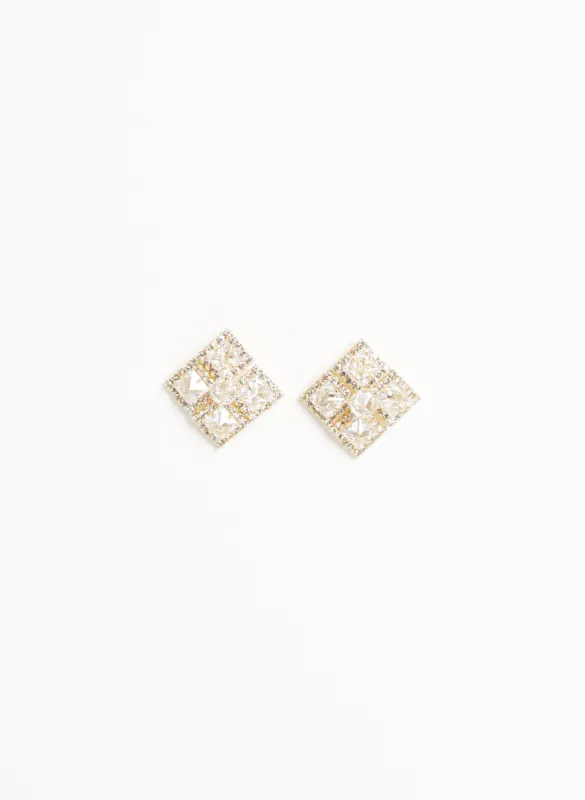 Four Square Stud Earrings sold by Melanie Lyne