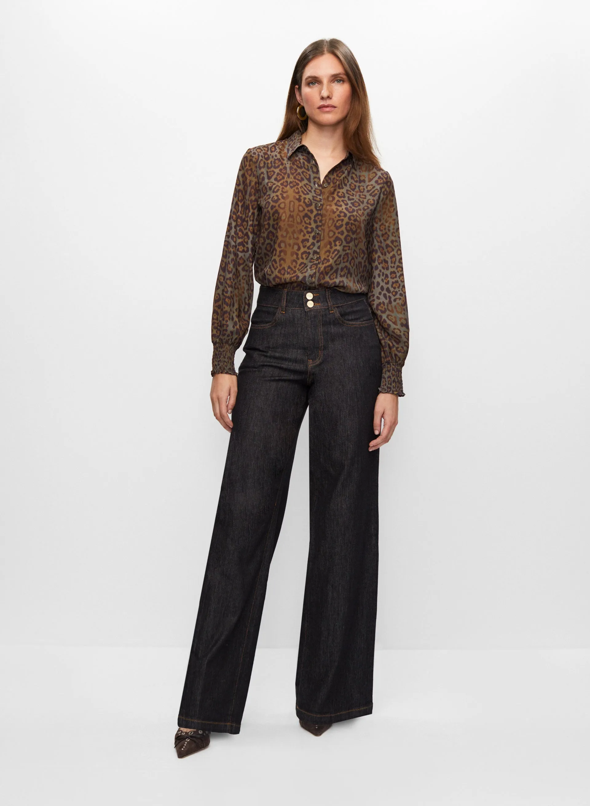 Leopard Print Shirt sold by Melanie Lyne product image thumbnail 3