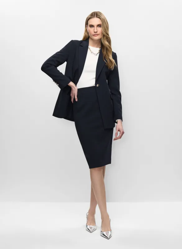 Medium-Length Button Jacket & Pencil Skirt sold by Melanie Lyne